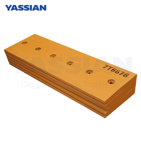 7T6678 Режущая кромка DBF длиной 3 фута с плоскими лезвиями с двойной фаской и 6 отверстиями