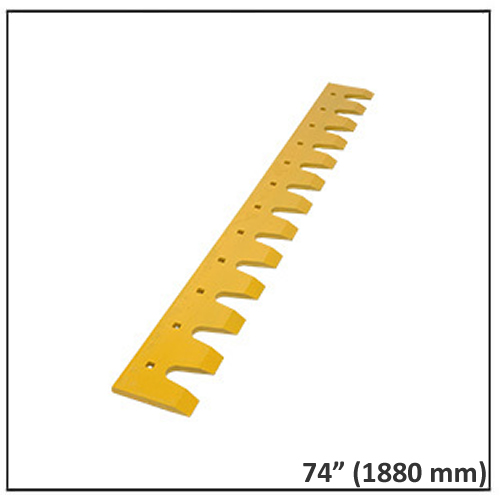 Режущая кромка зубчатого грейдера 74 дюйма (1880 мм)