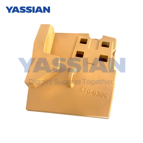 470-9306 Подземный погрузчик CAT, полустрела, правосторонняя, 55 мм, погрузчик, полустрела, режущая кромка, Caterpillar, замена приварных или болтовых кромок полустрелы, защита кромок сегмента колесного погрузчика CAT, полустрела