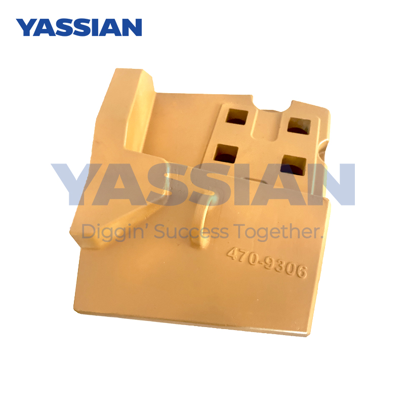 470-9306 Подземный погрузчик CAT, полустрела, правосторонняя, 55 мм, погрузчик, полустрела, режущая кромка, Caterpillar, замена приварных или болтовых кромок полустрелы, защита кромок сегмента колесного погрузчика CAT, полустрела