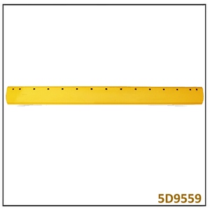 5D-9559 Изогнутый термообработанный грейдерный нож с 15 отверстиями 3/4 дюйма x 8 дюймов x 7 футов