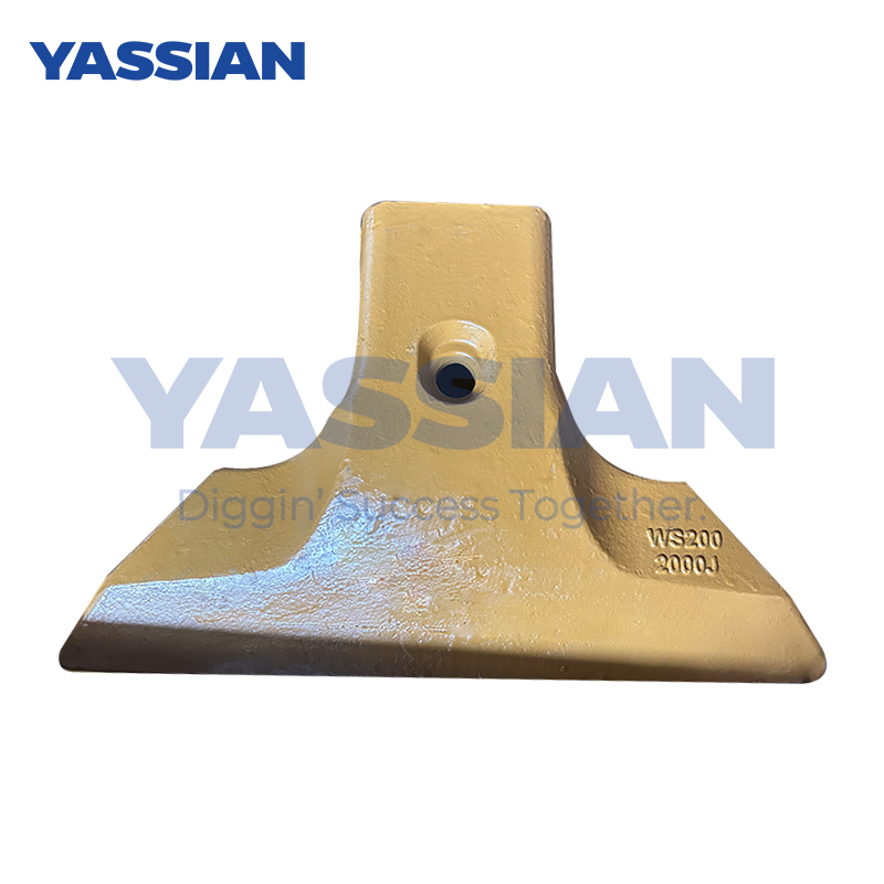 Зубы Piranha для защиты губ ковша трактора Ws200-2000J, запасные части для землеройного оборудования