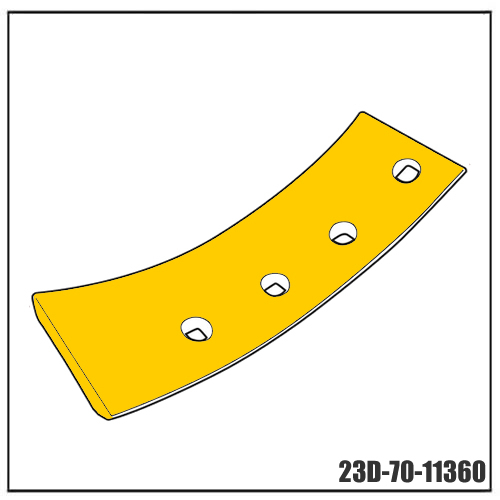 23D-70-11360 Концевая бита отвала подходит для автогрейдера