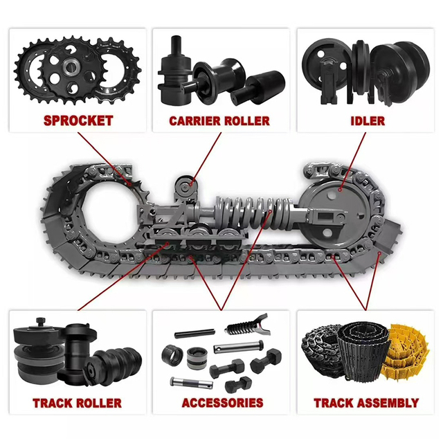 Dozer Parts D6K Трек нижний ролик