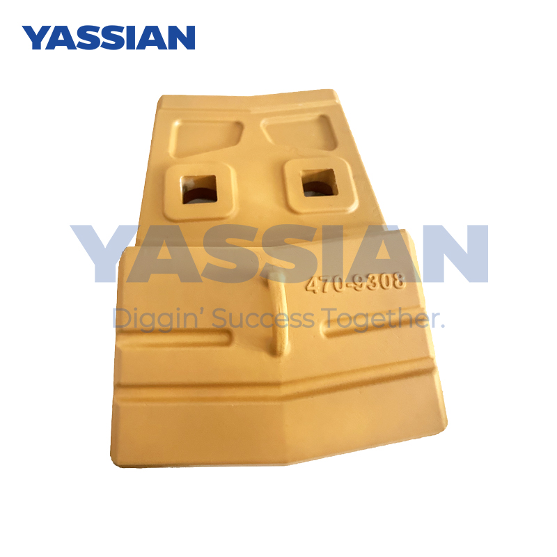 470-9308 4709308 Привинчиваемая кромка полустрелы, правая/левая, 55 мм, режущая кромка полустрелы погрузчика, замена Caterpillar. Защита кромок полустрелы с приварным/болтовым креплением.