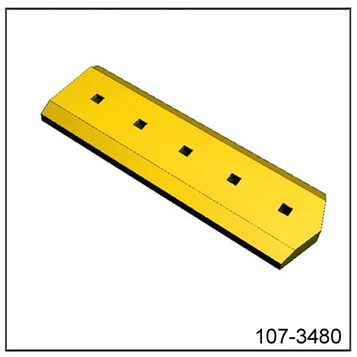 107-3480 Режущая кромка Caterpillar 45 мм D8