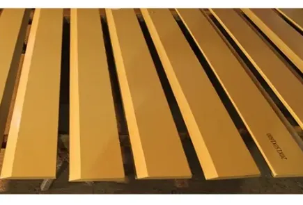 Режущие кромки экскаватора Одноконечные плоские лезвия